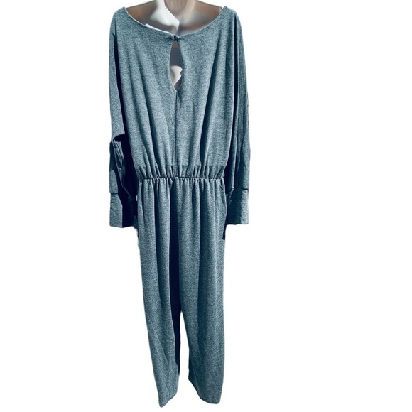 SOFT SURROUNDINGS Hideaway Jumpsuit Terry Cloth XL Lagenlook Straight Wide Leg - Picture 5 of 15